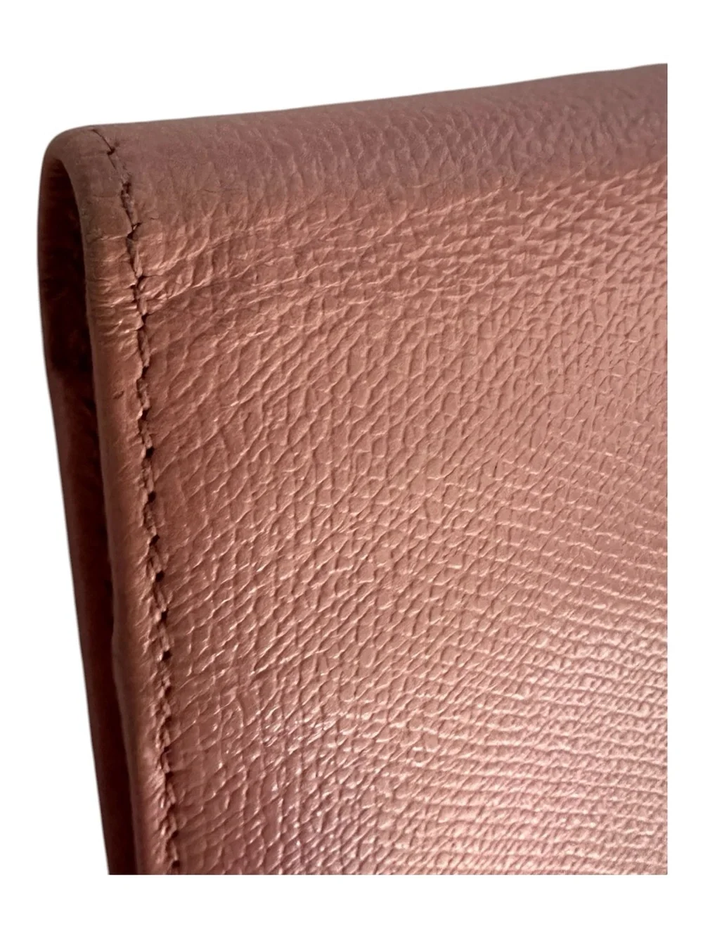 CHANEL Vintage Coco Button Yen Long Wallet – Dusty Pink Caviar Leather